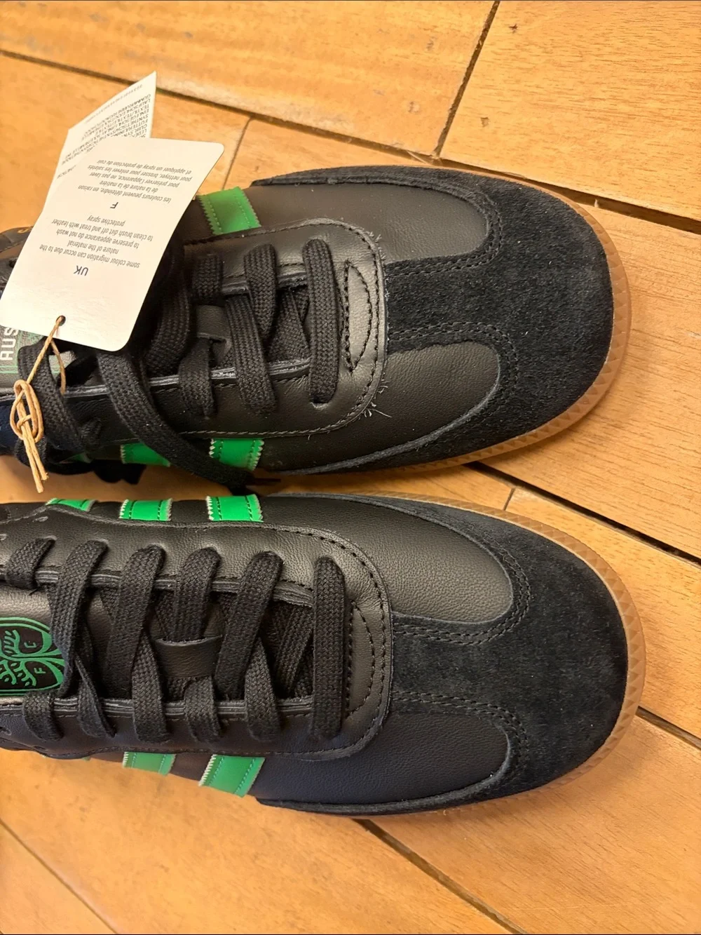 Adidas Samba OG Austin FC Sneakers Black Green Men’s 8 1/2